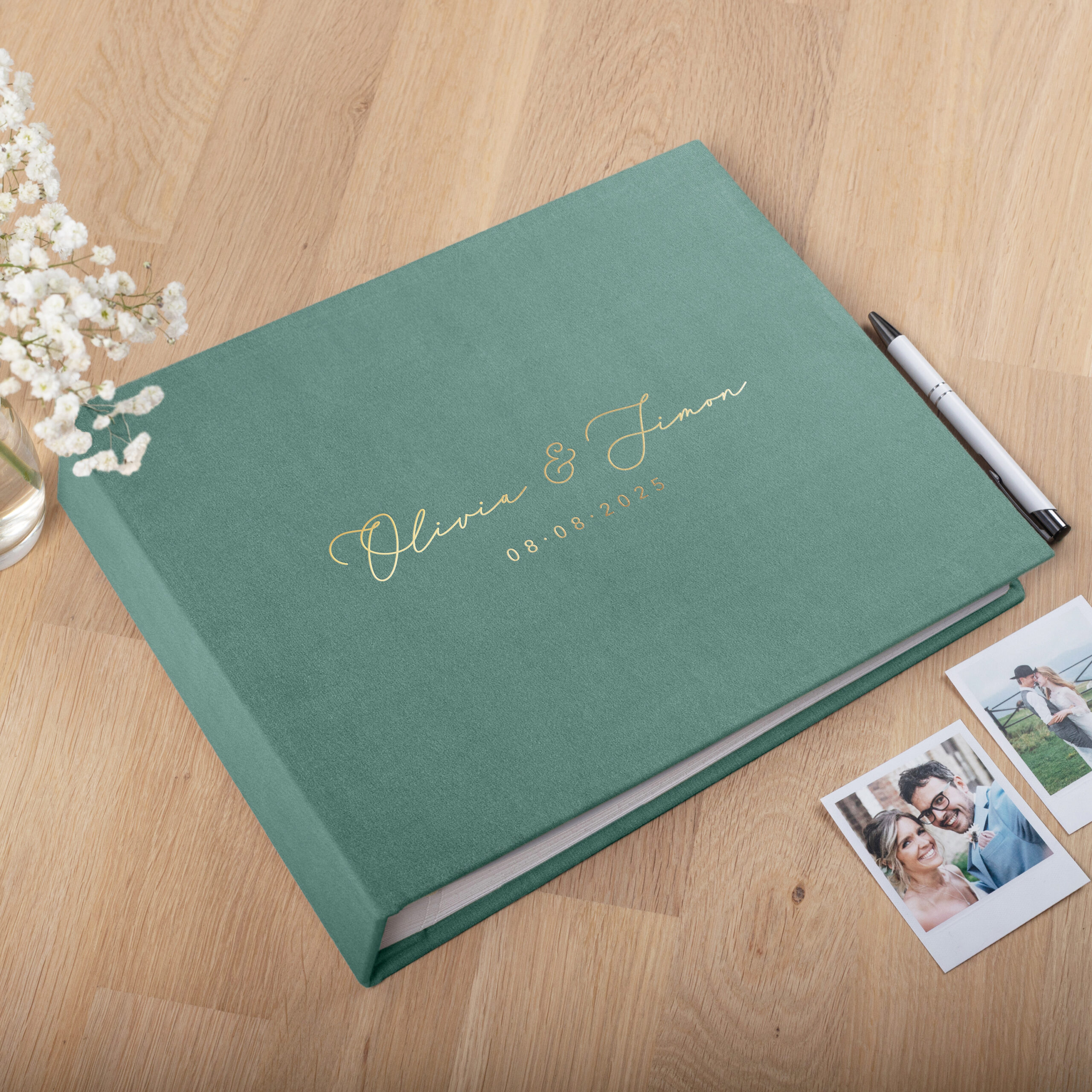 Wedding Guest Book | Blank or Printed Pages