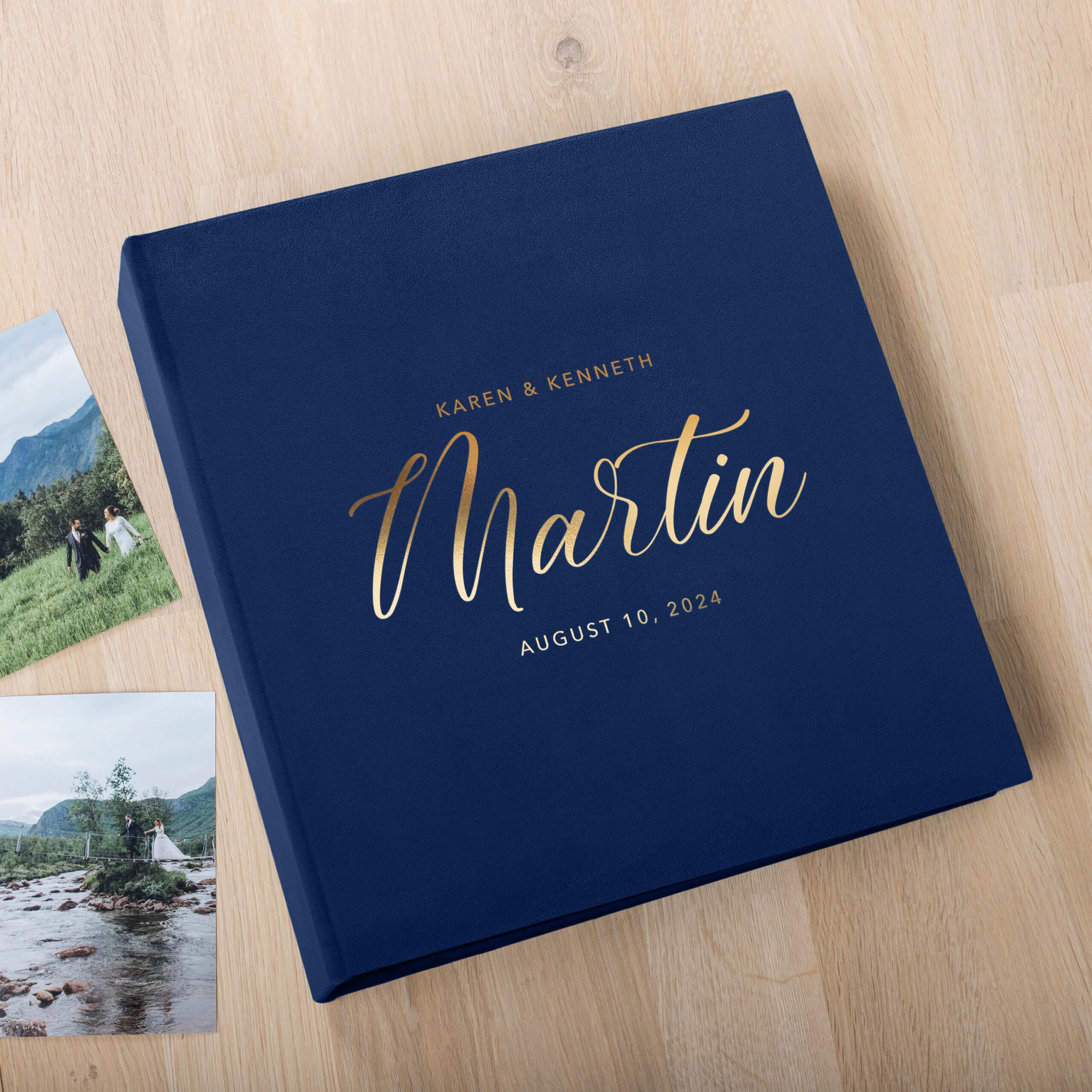 Wedding Photo Album with Sleeves for 100-1000 4x6" 10x15cm Photos | Personalized Slip In Album | Pictured cotton - Image 3