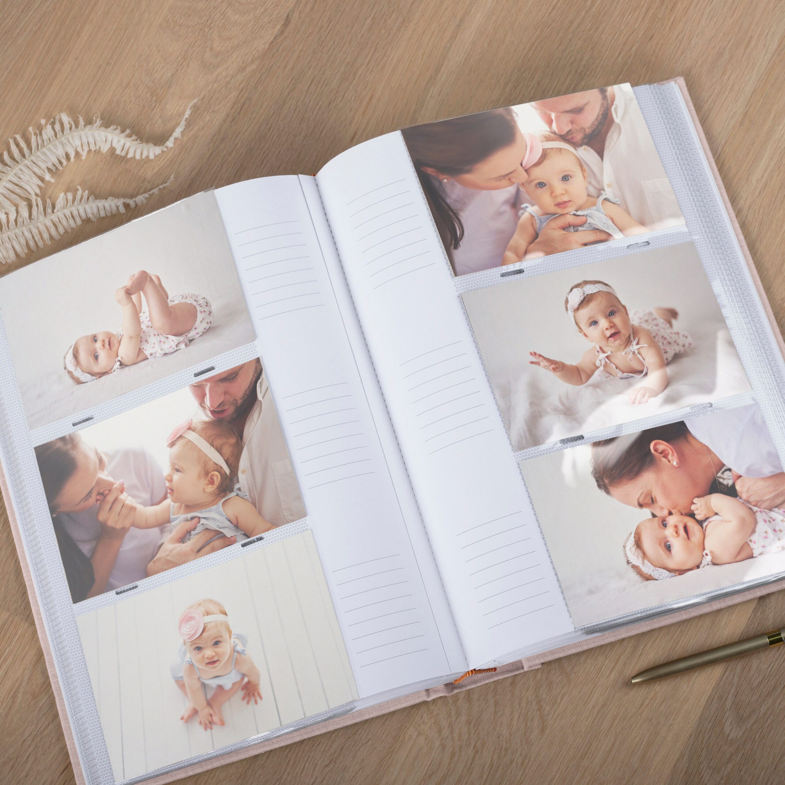 Baby Photo Album with Sleeves for 300 4x6" 10x15cm Photos |  Baby Slip In Photo Album #3 - Image 4